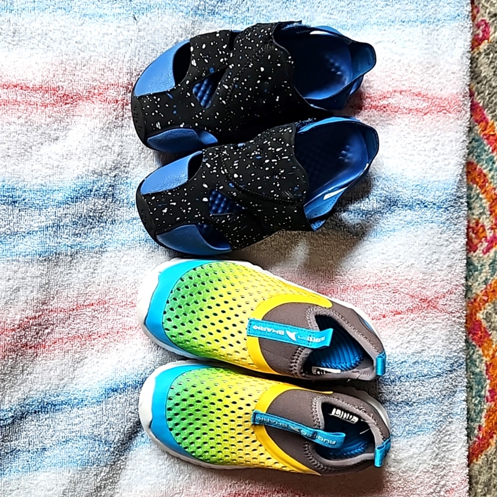 Lot of boys sandals